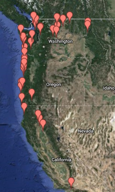9   I have spent the night(s) at these locations and have fully marked them. Our coast is secure!
